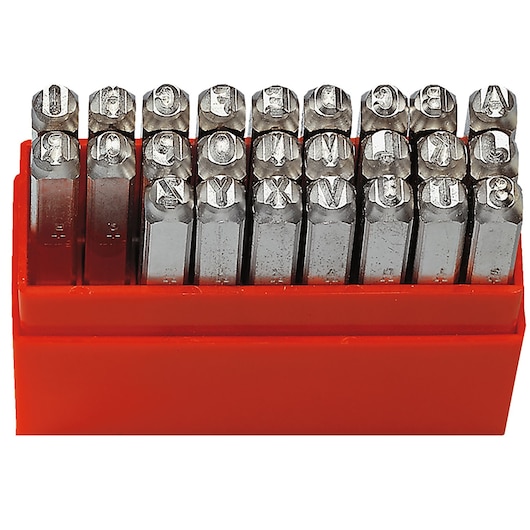 4mm Carbon Steel Letter Punch Set (26 pc.)