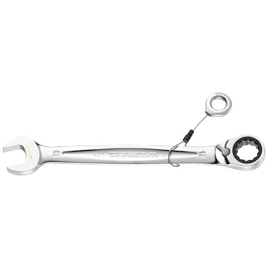 18mm Standard Ratchet Combination Wrench, Safety Lock System