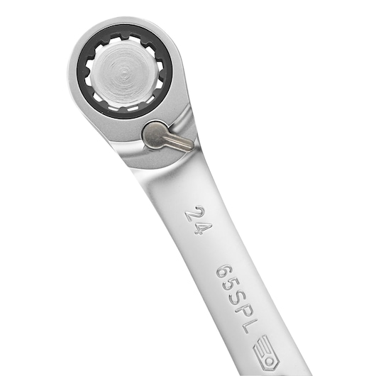 15° Double Box-End Spline Ratchet Wrench, 7/32 in. x 9/32 in.