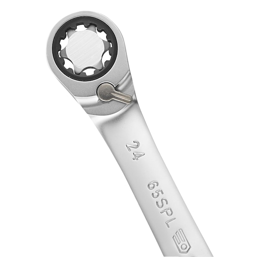 15° Double Box-End Spline Ratchet Wrench, 7/32 in. x 9/32 in.