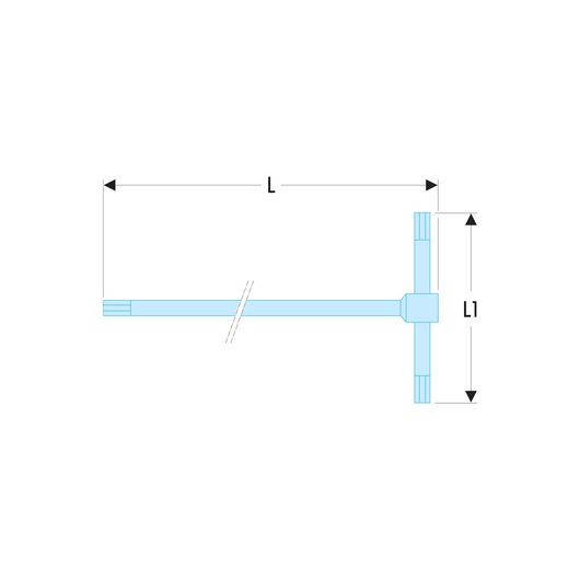 14mm "T" Spinner Hexagonal Key