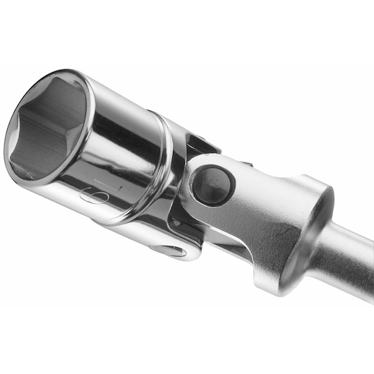 Universal-joint tee socket wrench, 11 mm