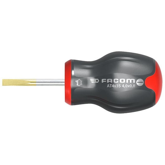 PROTWIST®, Short Blade Screwdriver for Slotted Head, 6.5 x 35 mm