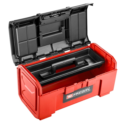 19 in. Plastic Toolbox Self-Closing Model