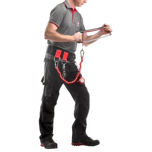 100-140cm Belt With Dual Point Metal Loop, Safety Lock System