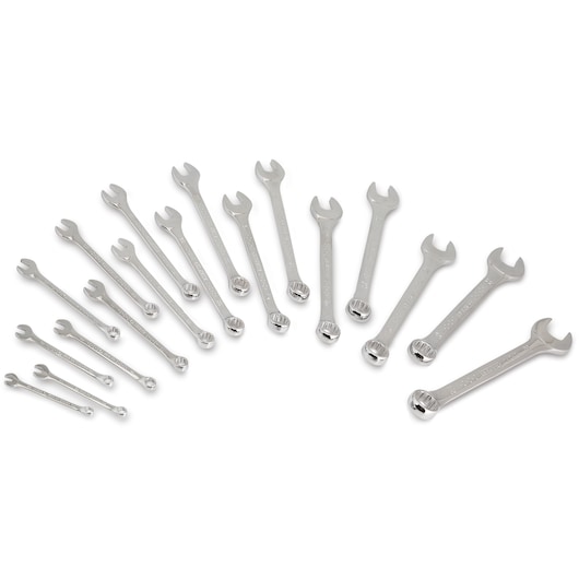 EXPERT by FACOM® Set of combination wrenches roll, Metric 18 pieces