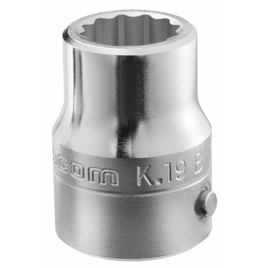 3/4 in. Socket, 12-point, 19 mm