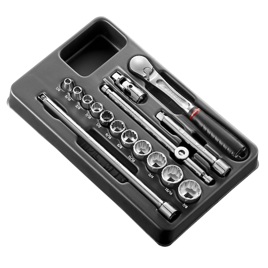 3/8 in. Socket Set in Plastic Module (16 pc.)