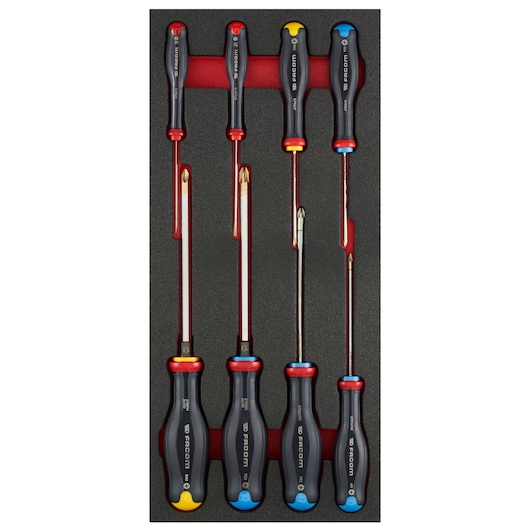 PROTWIST® Screwdriver Set in Foam Module, Small 1/3 in. (8 pc.)