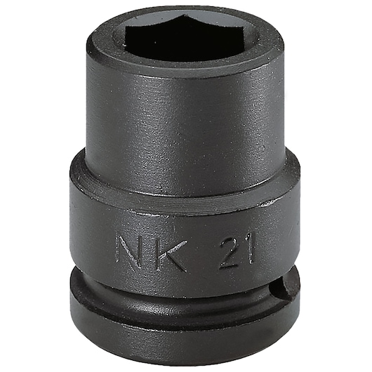 3/4 in. Impact Socket, 6-point, 38 mm