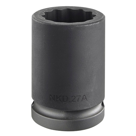 3/4 in. Impact Socket 12-point, 18 mm