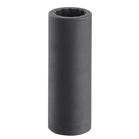 1/2 in. Long Impact Socket 12-point, 10 mm