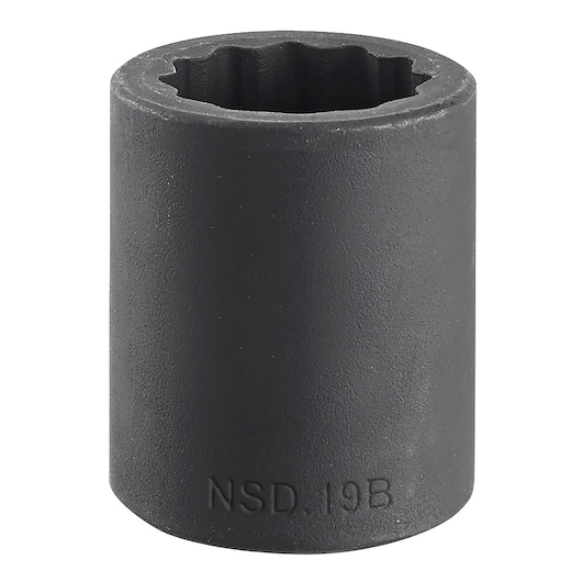 1/2" impact socket 12-points, 13 mm