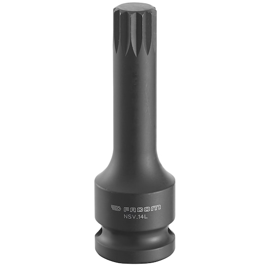 1/2 in. Long XZN Impact Bit Socket, M12