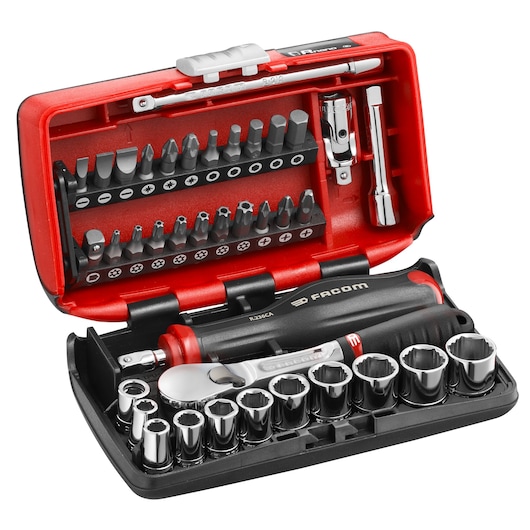 1/4’’ OGV® GRIP 6-point socket set - 38 tools