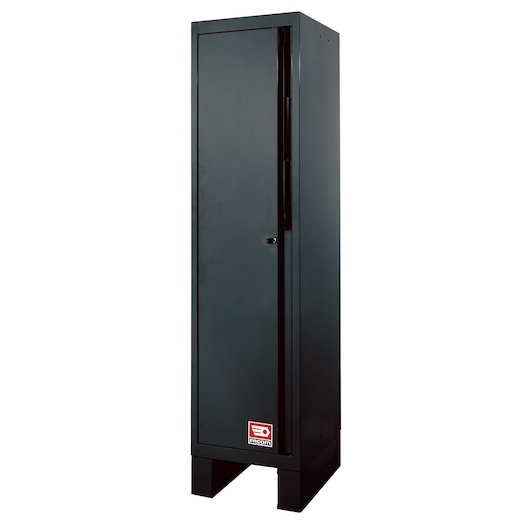 500mm Tall Locker With 3 Shelves, Black