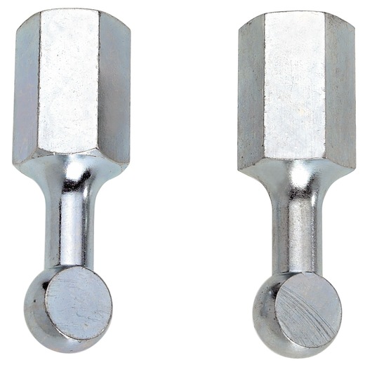 Set of 2 Tips for U.23 Puller Type, Diameter 25 mm, Thread M16